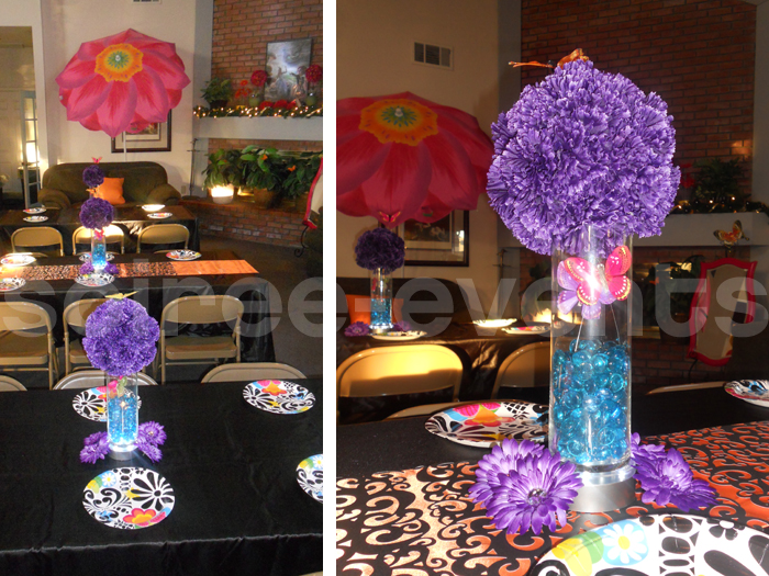 Quinceanera Butterfly Table Decorations Photograph | Quincea