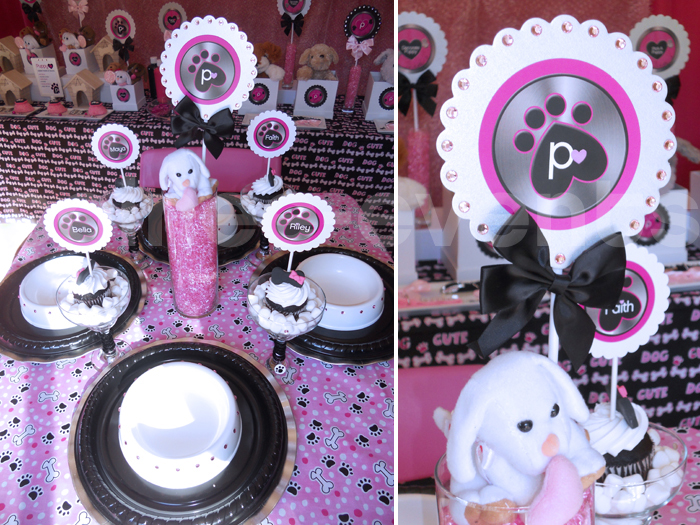 Puppy Love placesetting