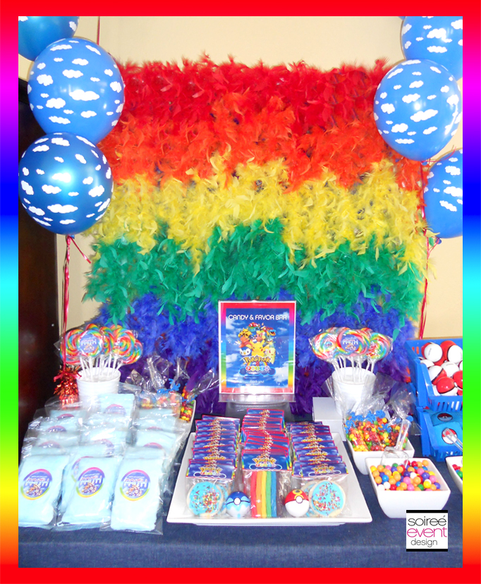 Pokemon-Rainbow-candy-table