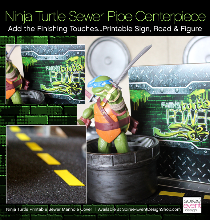 Ninja-turtle-party-centerpiece-finish