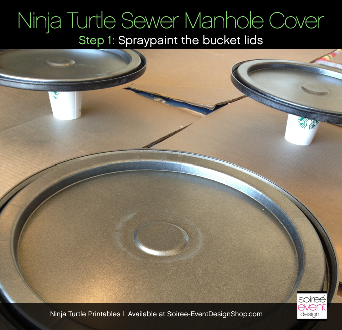 Ninja-turtle-party-sewer-cover-paint