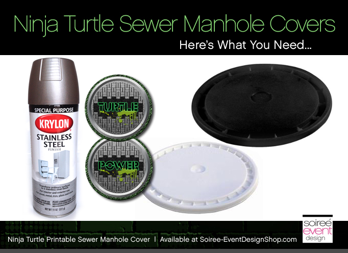 Ninja-turtle-party-sewer-cover-supplies
