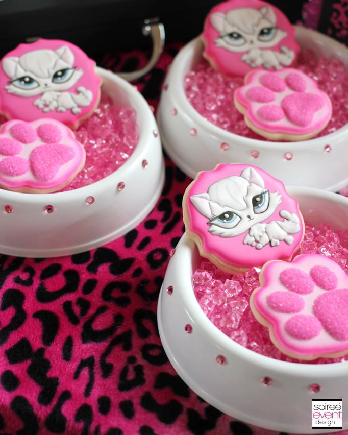 Kitty bling cookie bowls