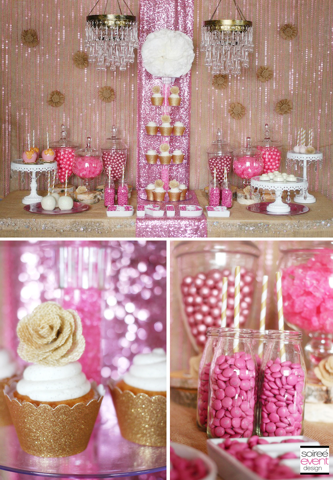 rustic-glam-pink-gold-candy-buffet