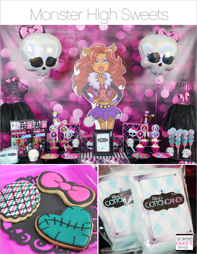 Monster High Sweets Table Main