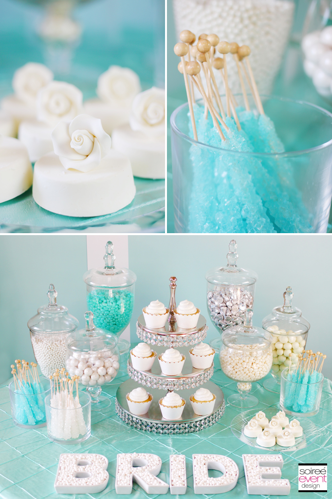 bridal shower candy table