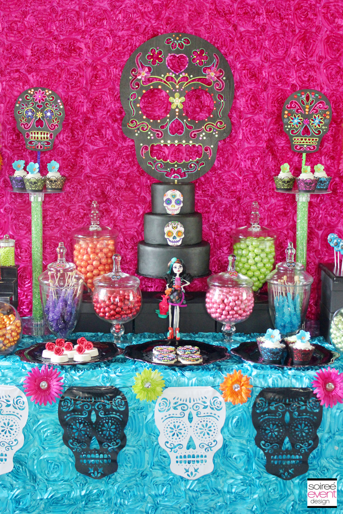 day of the dead candy buffet 2
