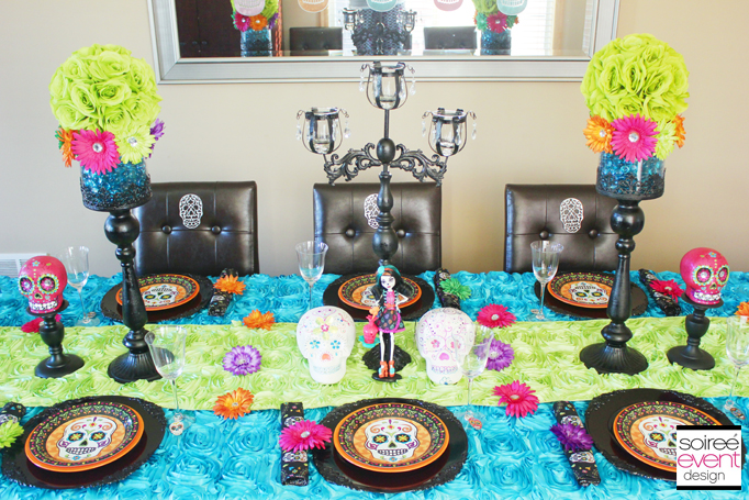 day of the dead party table