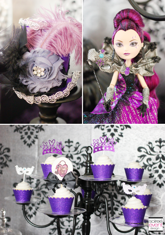 Raven Queen cupcakes