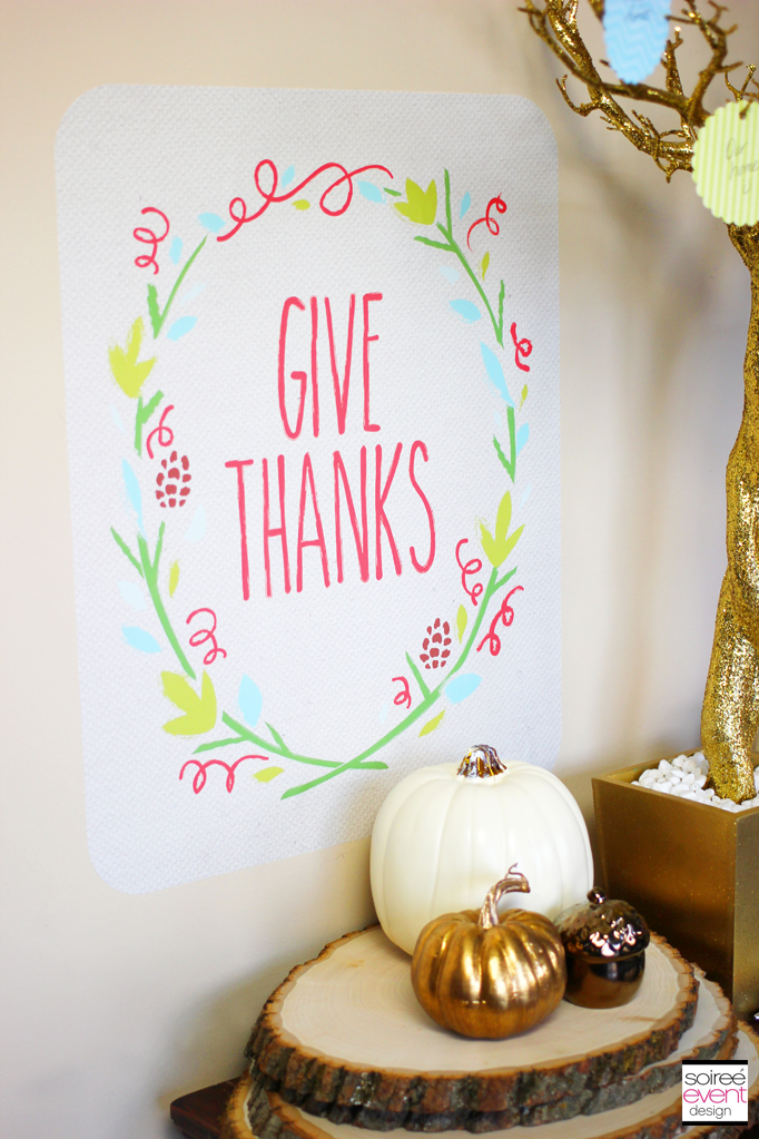 give thanks vinyl wall graphic