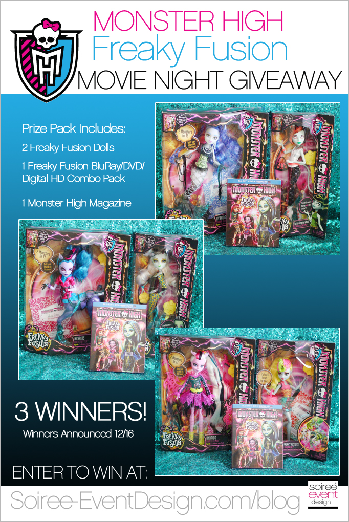 Monster High Freaky Fusion Giveaway