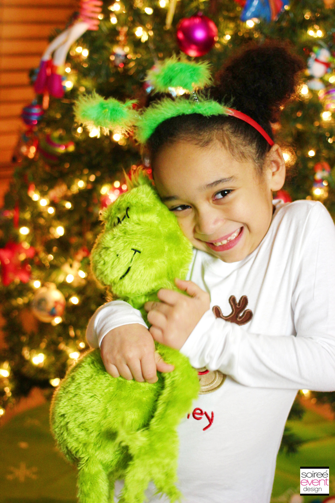 Riley with Grinch