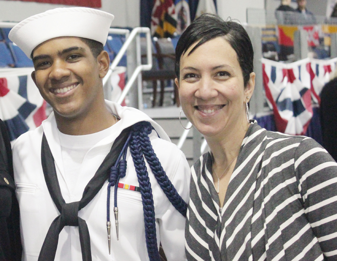 navy graduation mom 2
