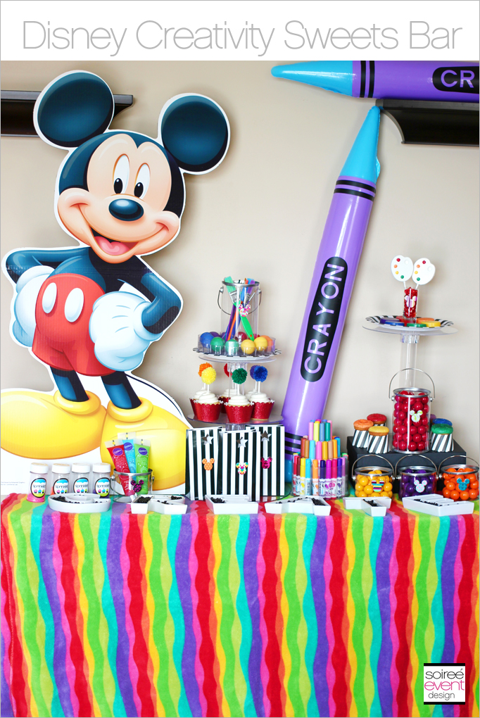 Mickey Mouse Sweets Table