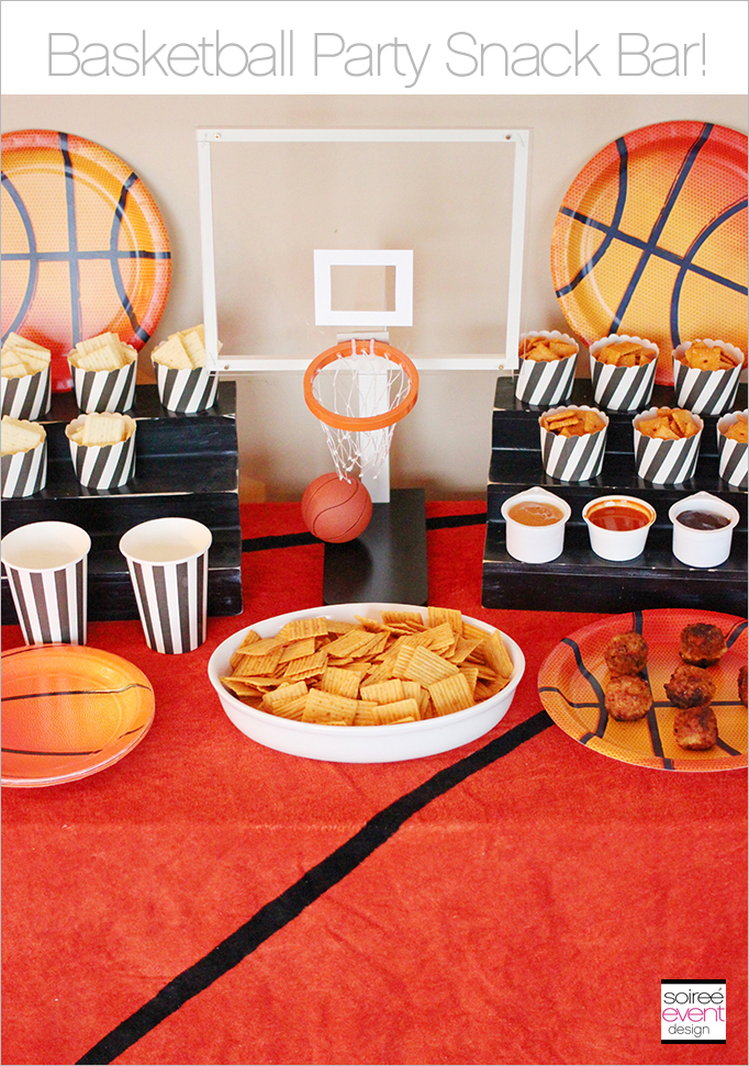 Basketball Party Snack Bar