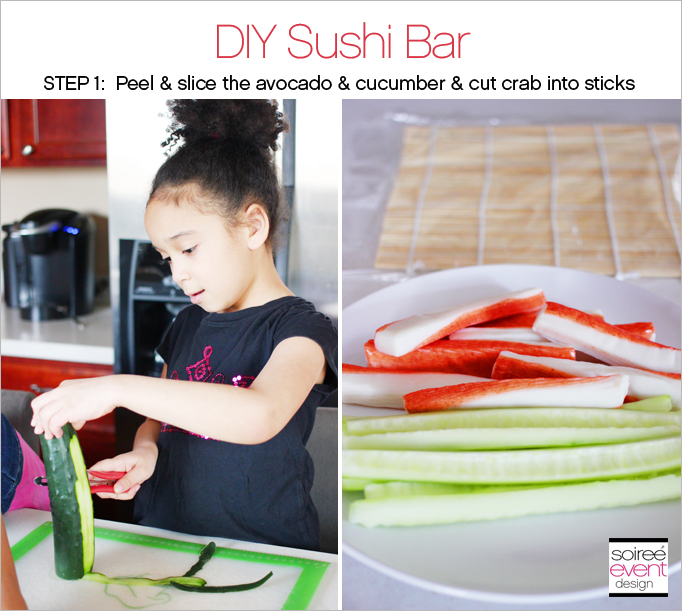 DIY Sushi Bar Step 1