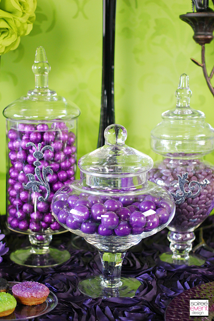 Candy buffet apothecary jars