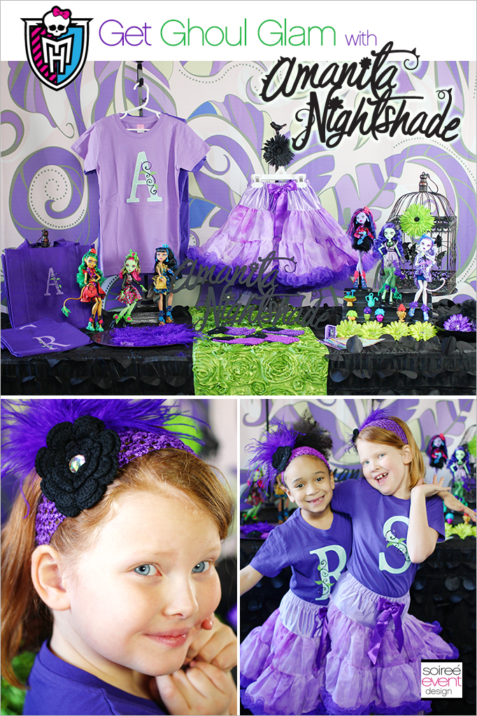 Monster High Party Gloom and Bloom Dress Up Table