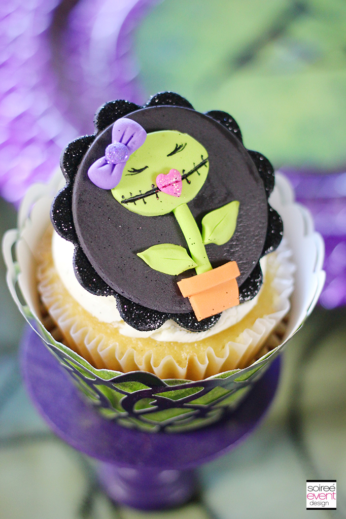 Monster High Venus Flytrap Fondant Cupcake Topper
