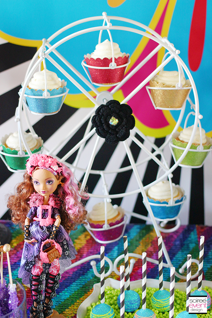 Ever After High party Sweets Table 15