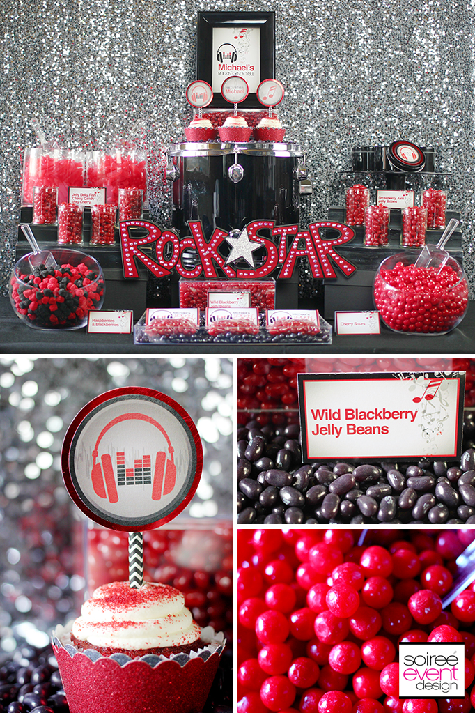 Rockstar Party Candy Table