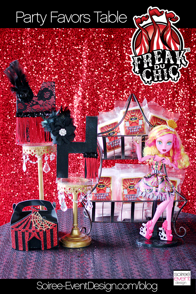 Monster High Party - Freak du Chic Favor Table