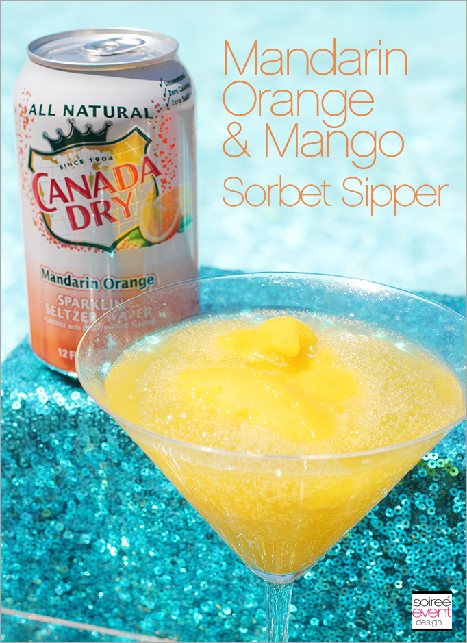 Orange and Mango Sorbet Sipper