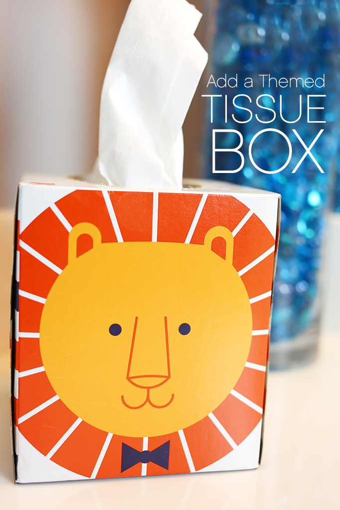 Add a themed tissue box