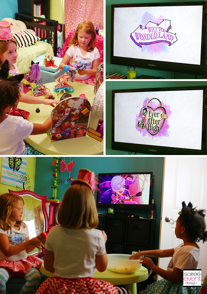 Ever After High Way too Wonderland movie party
