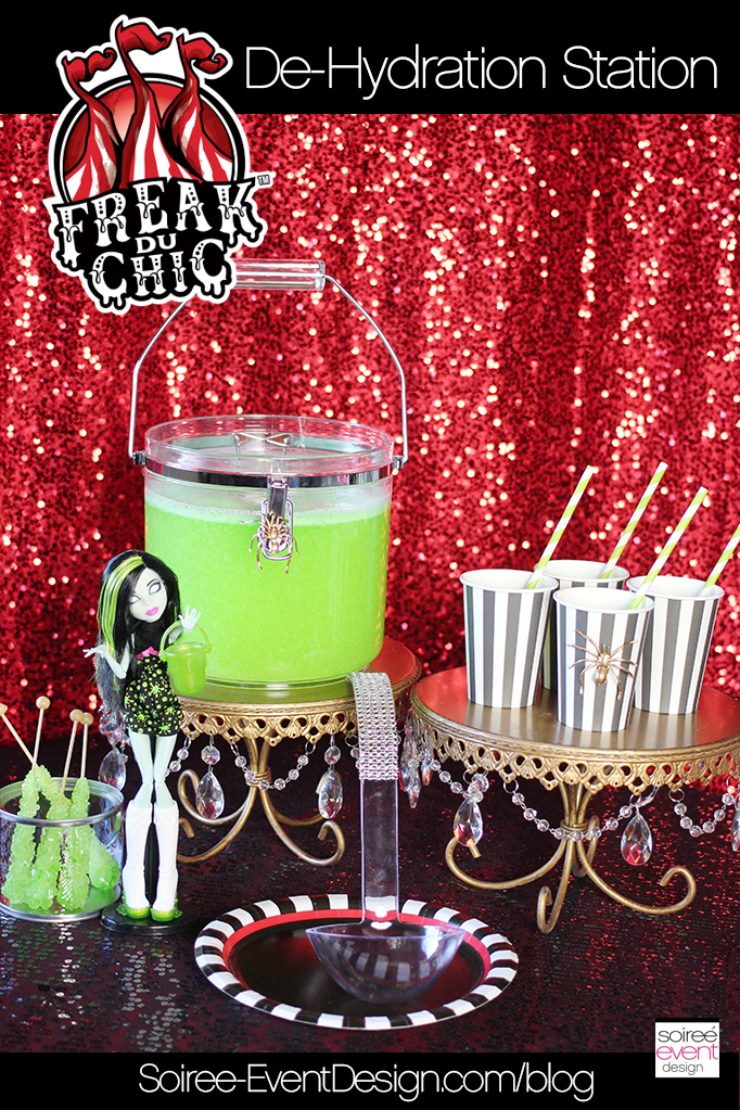 Monster High Party - Freak du Chic Drinks Table