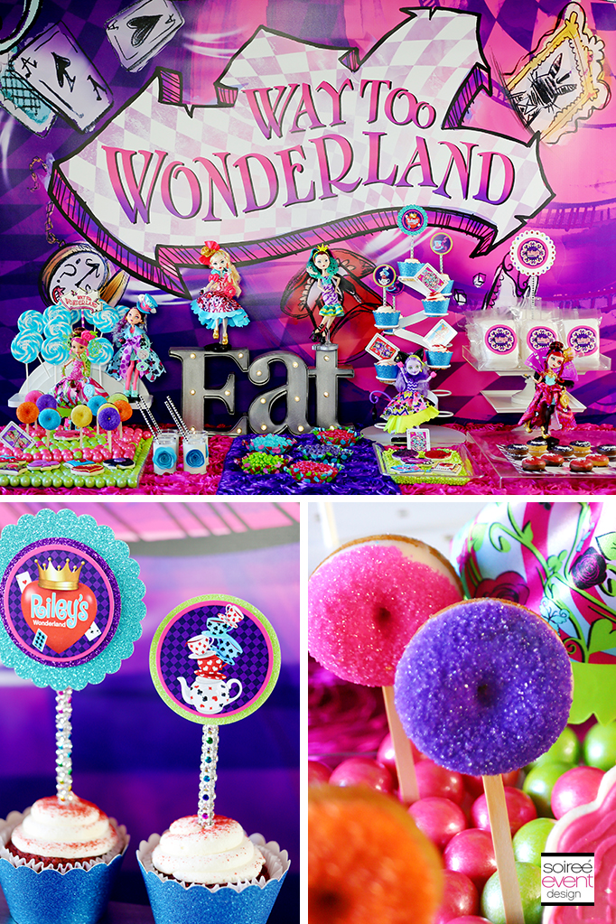 Way Too Wonderland Sweets Table