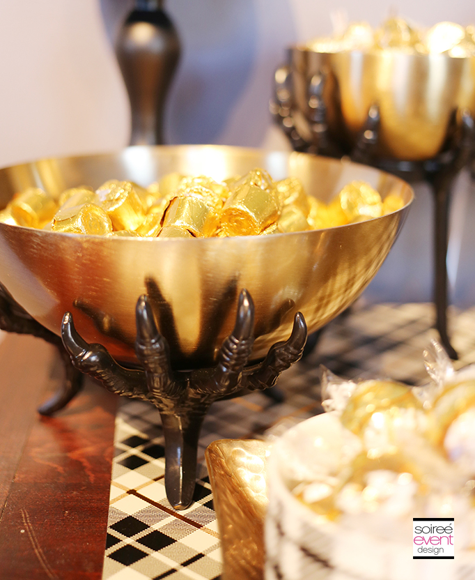 Gold Candy Bowls