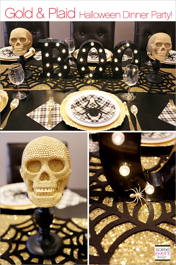 Halloween Glam Party Dining Table