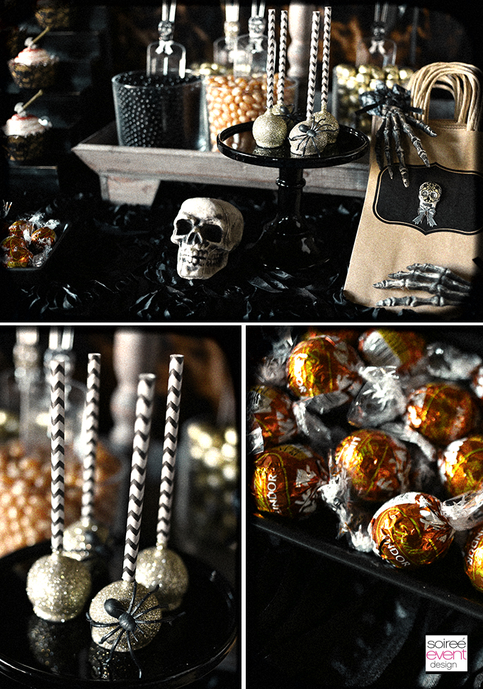 Haunted Farmhouse Halloween party candy