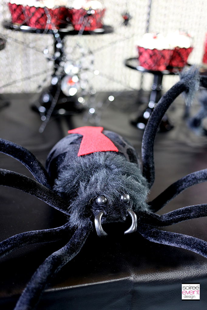 black widow party decorations 2