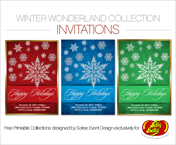 Free Winter Wonderland Printable Invitations