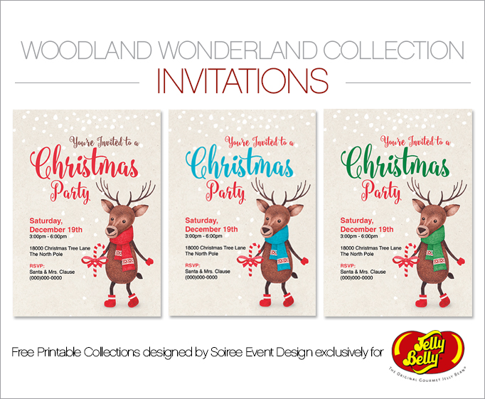 Free Woodland Wonderland Printable Invitations