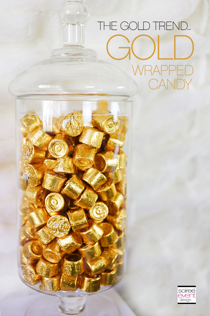 Gold Candy Table