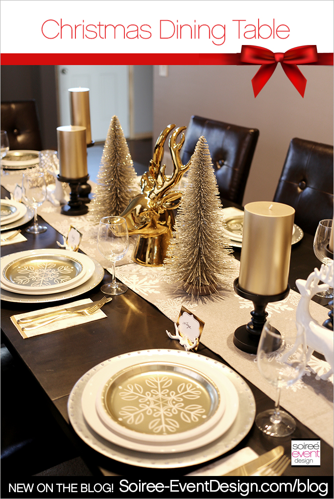 How to Style a Christmas Dining Table 2