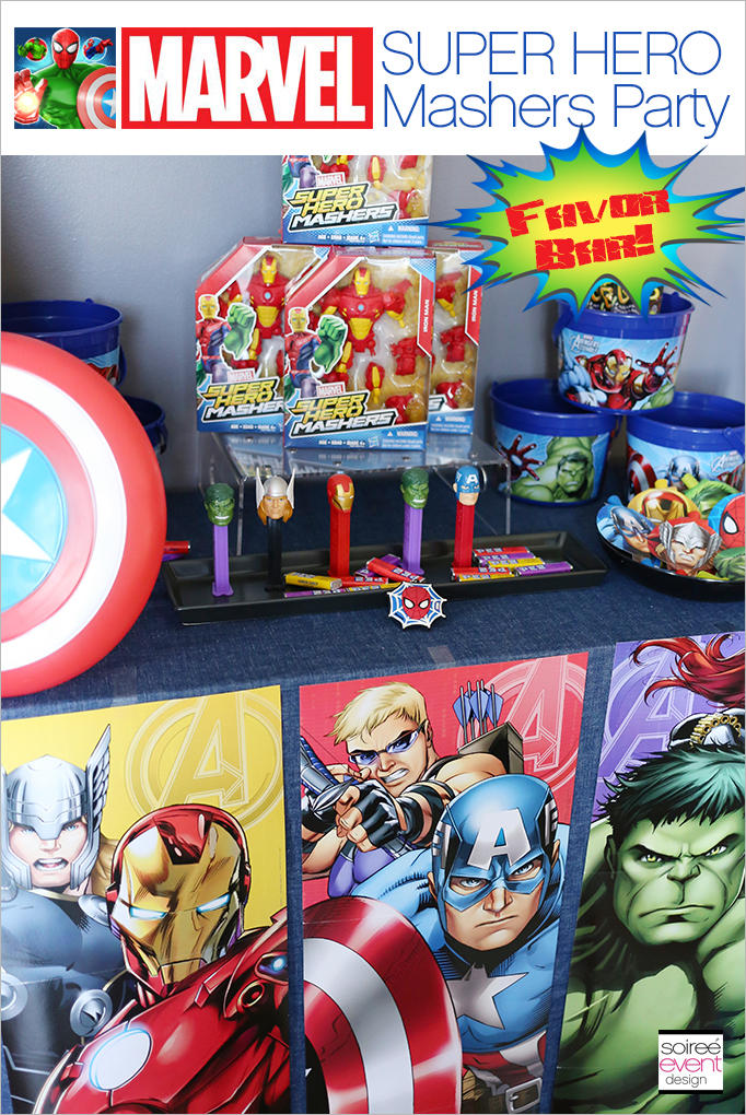Marvel Super Hero Mashers Party Favor Bar