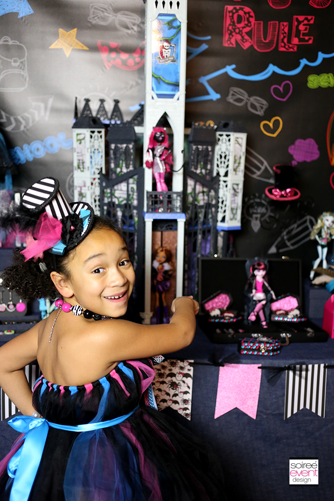 Monster High Party Favor Table