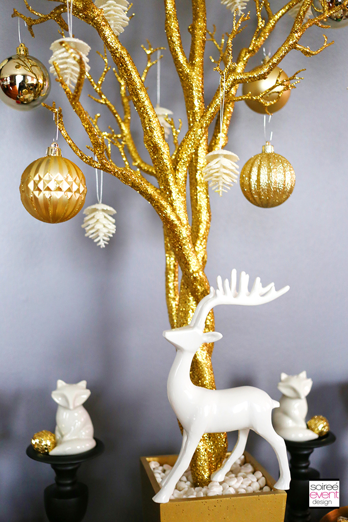 White and Gold Christmas Decorations