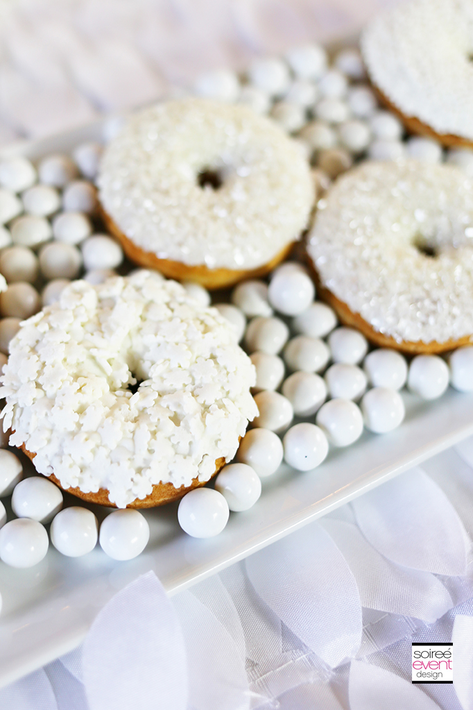 Christmas White Mini Donuts