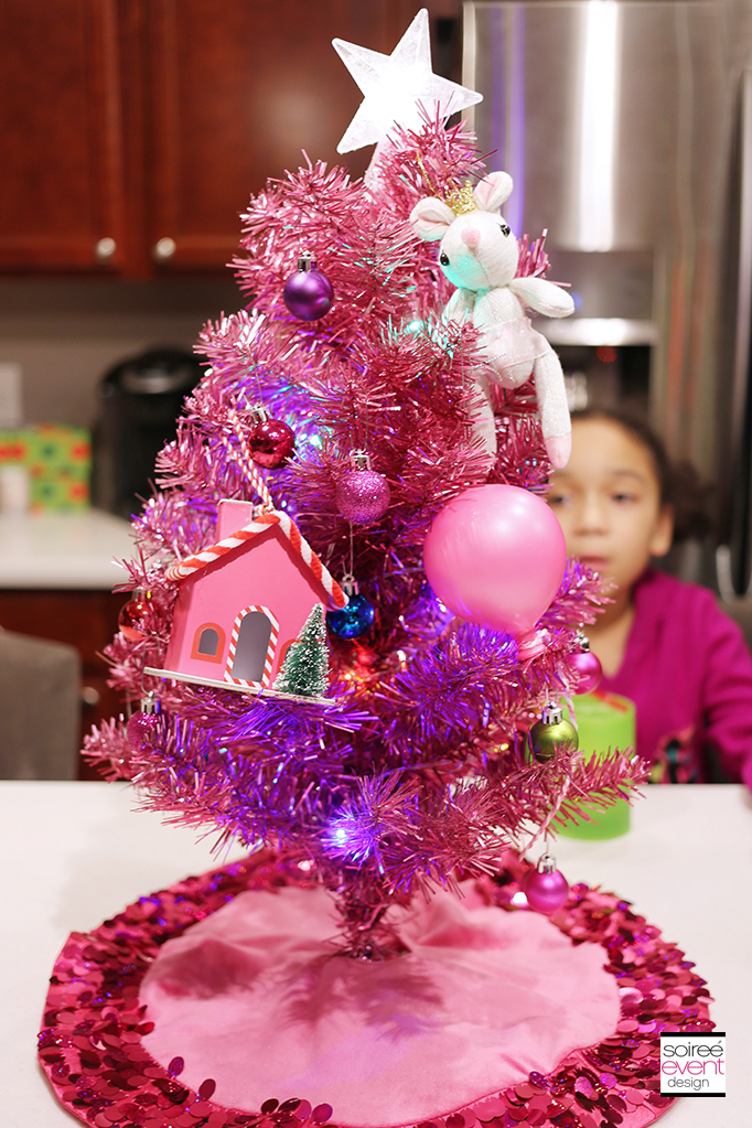 Decorated Pink Mini Tree