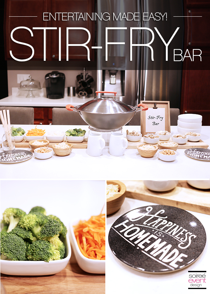 Entertaining Made Easy with a Stir-Fry Food Bar