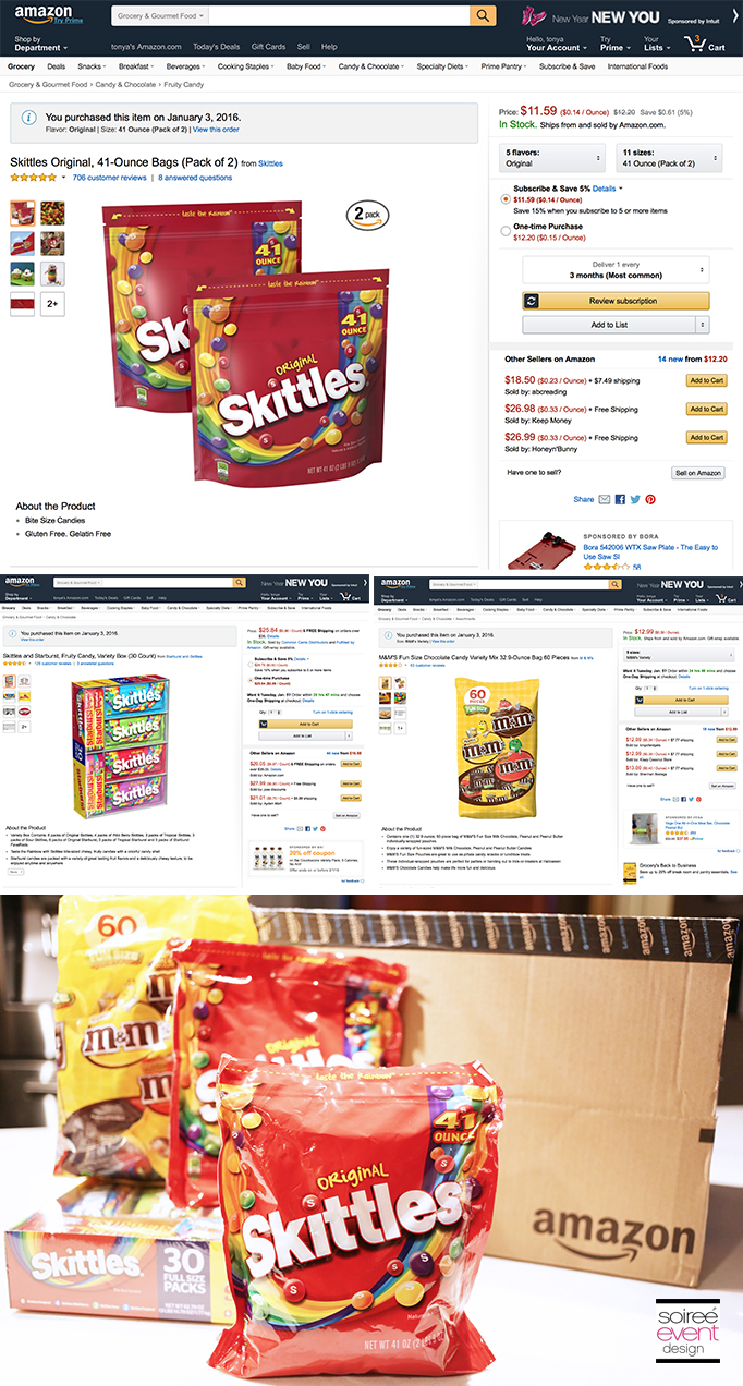 Skittles Candy on Amazon