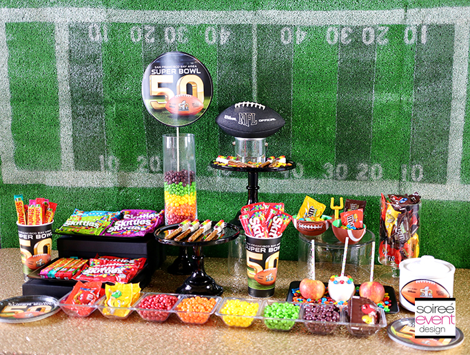 Super Bowl Party - Candy Station