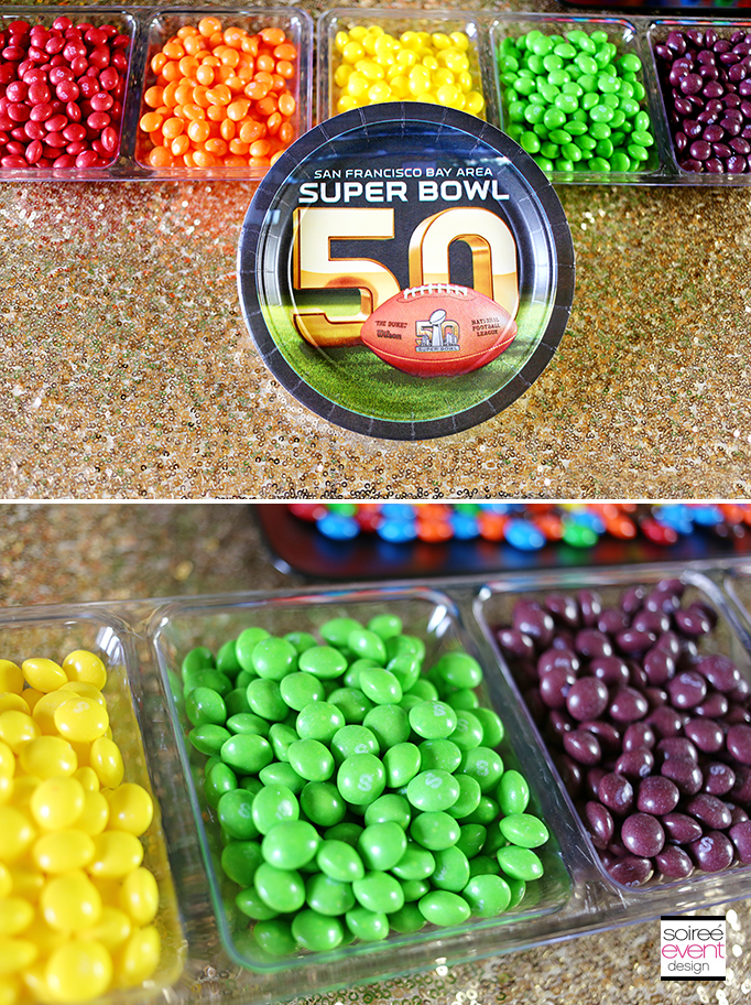 Super Bowl Party Snacks - Skittles Candy