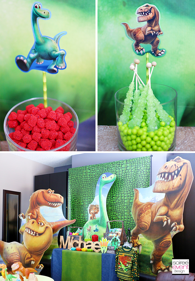 The Good Dinosaur Party Candy Table