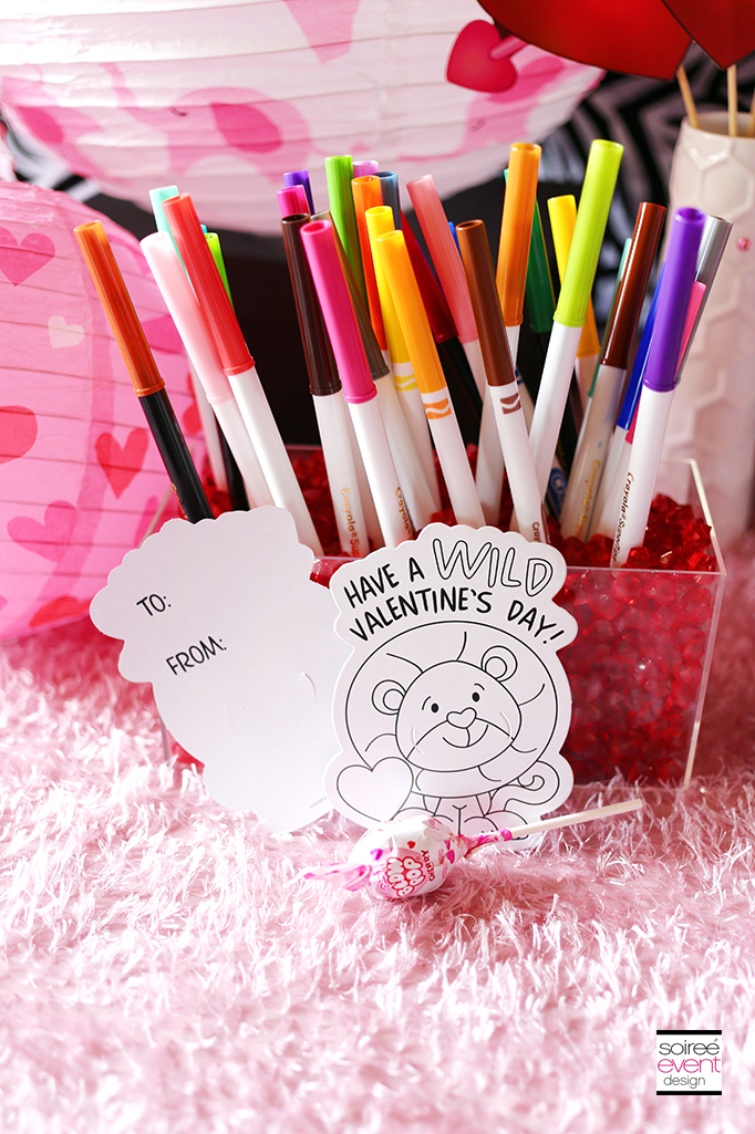 Color Your Own Valentine's Day Cards